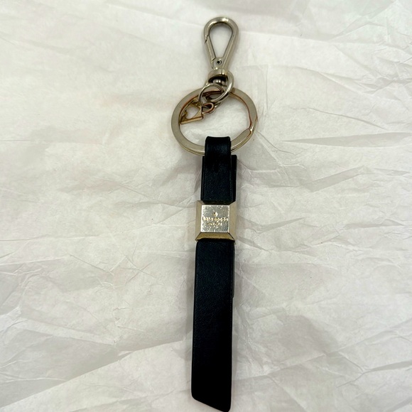 Kate Spade leather key chain/purse charm - Picture 2 of 7